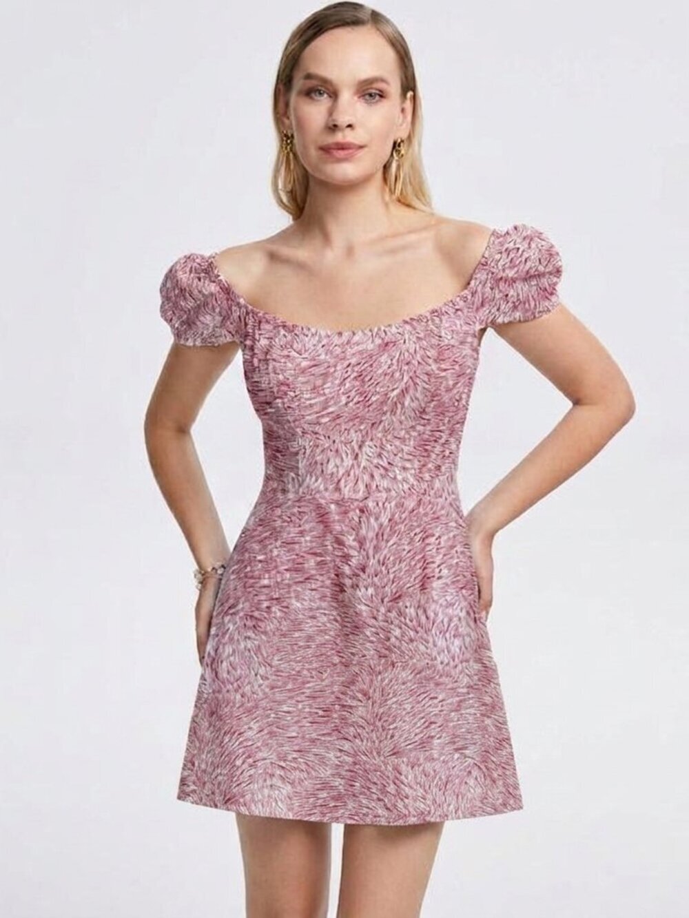 NWOT Anthropologie Esley Linen Off Shoulders Boho Mini Dress